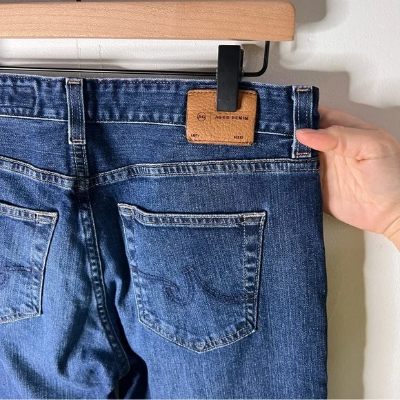 AG Adriano Goldschmied Ex-Boyfriend Slouchy Slim Jeans Blue Size 30 Faded - Picture 6 of 11
